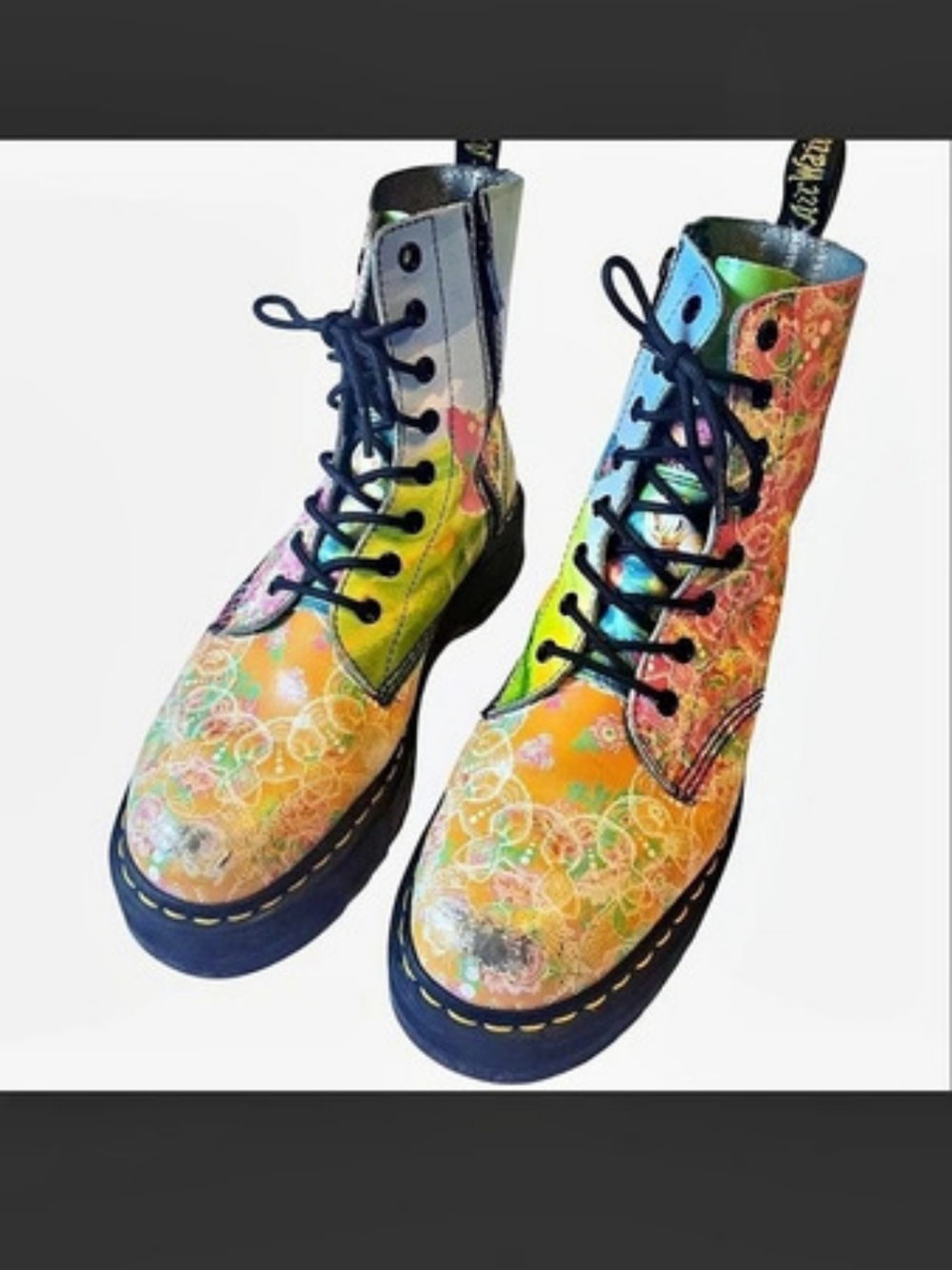 Dr. Martens Daze 8 Jadon Leather Platform Boots